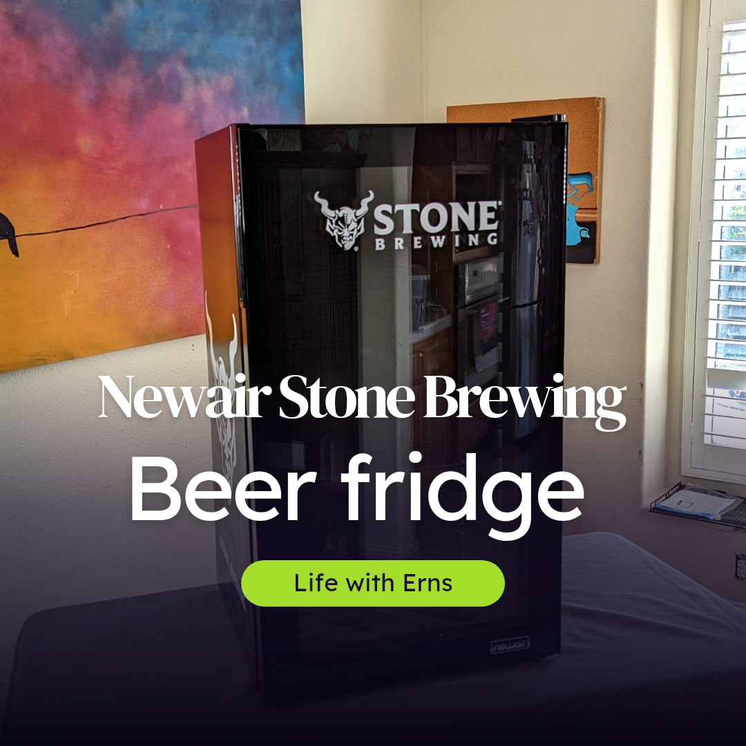 Newiar Stone Brewing mini fridge